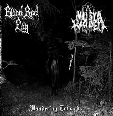 BLOOD RED FOG / MUSTA KAPPELI - Wandering Towards - 7inch x 1